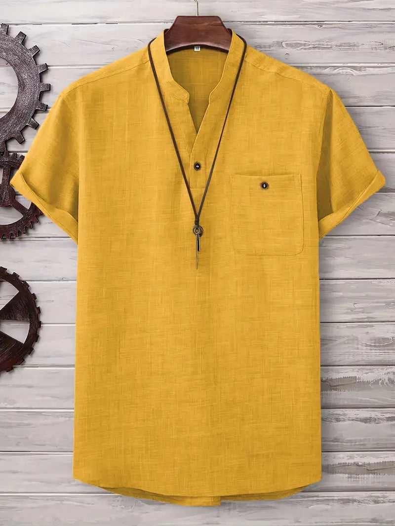 Kieth - Short Sleeve Shirt With Front Pocket