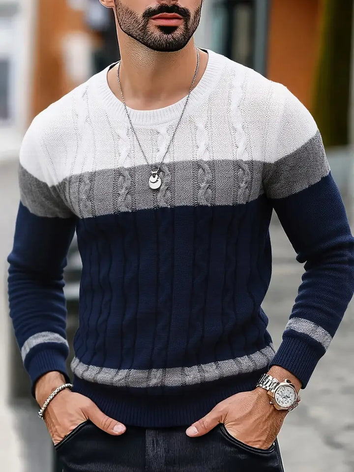 Watkins - Casual Long Sleeve Knitted Sweater