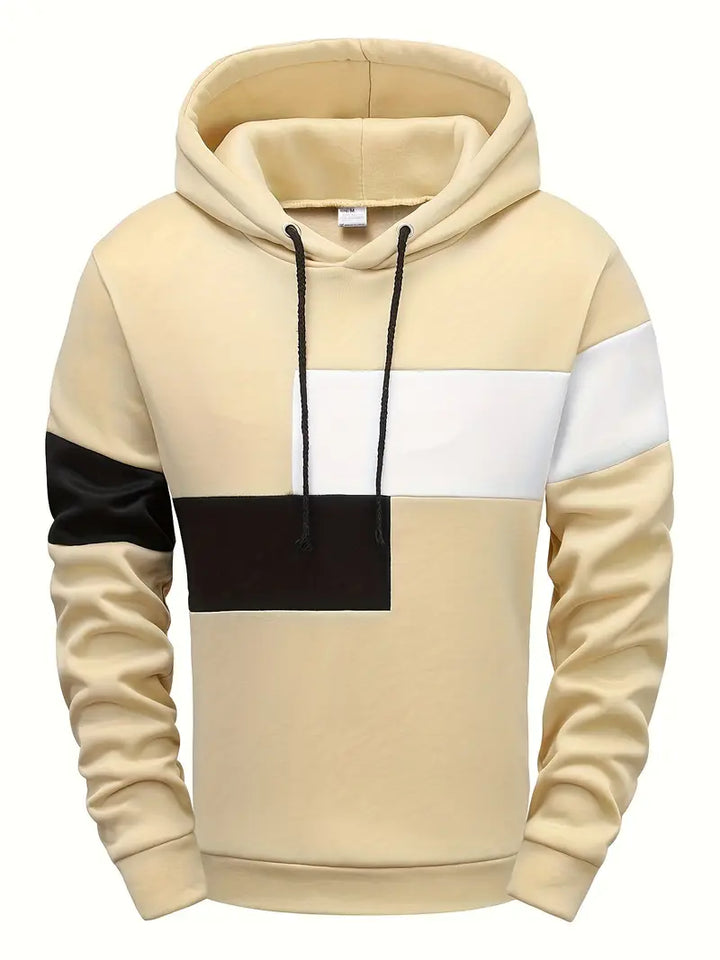Tigran - Stylish Patchwork Hoodie