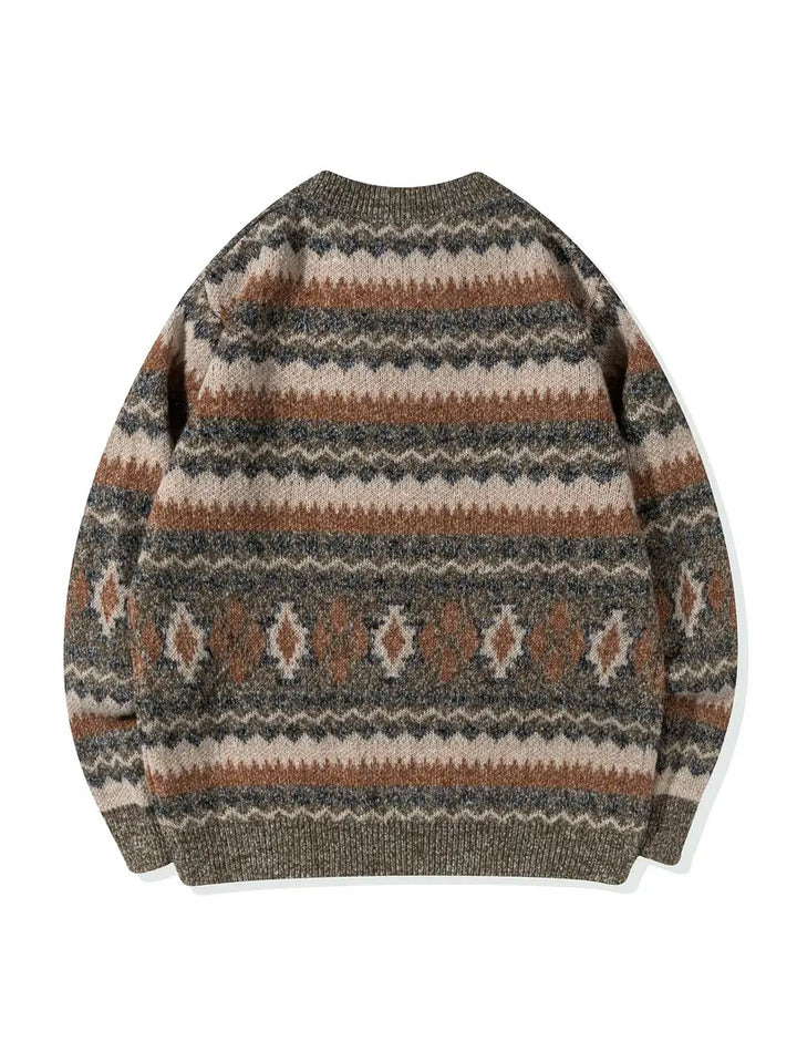 Hartman - Casual Geometric Knitted Sweater