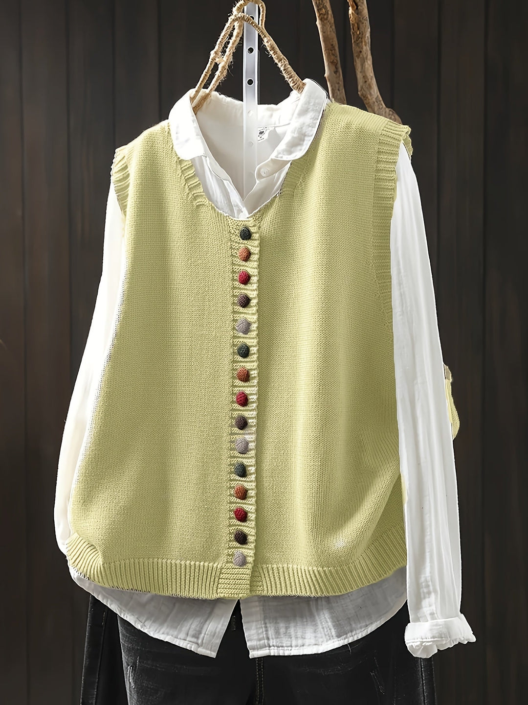 Toriana -  SleeveLess Knitted Vest