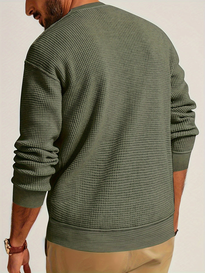 Renaud - Waffle Long Sleeve Shirt