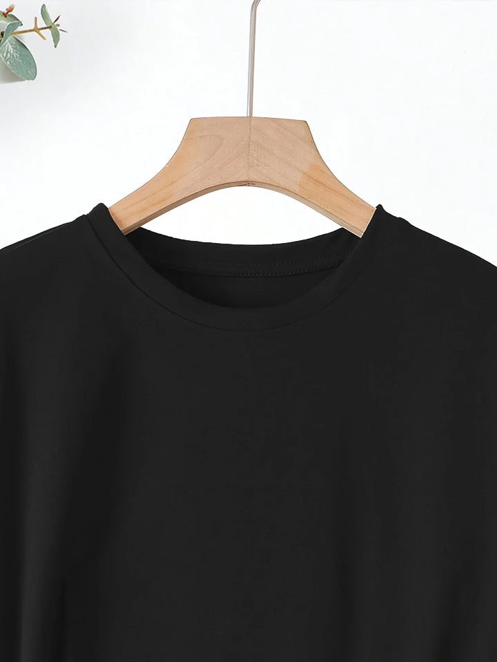 Larson - Casual Short Sleeve T Shirt With Heart Print