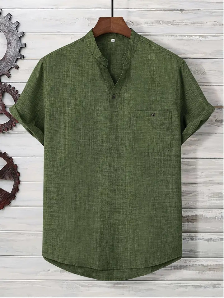 Kieth - Short Sleeve Shirt With Front Pocket