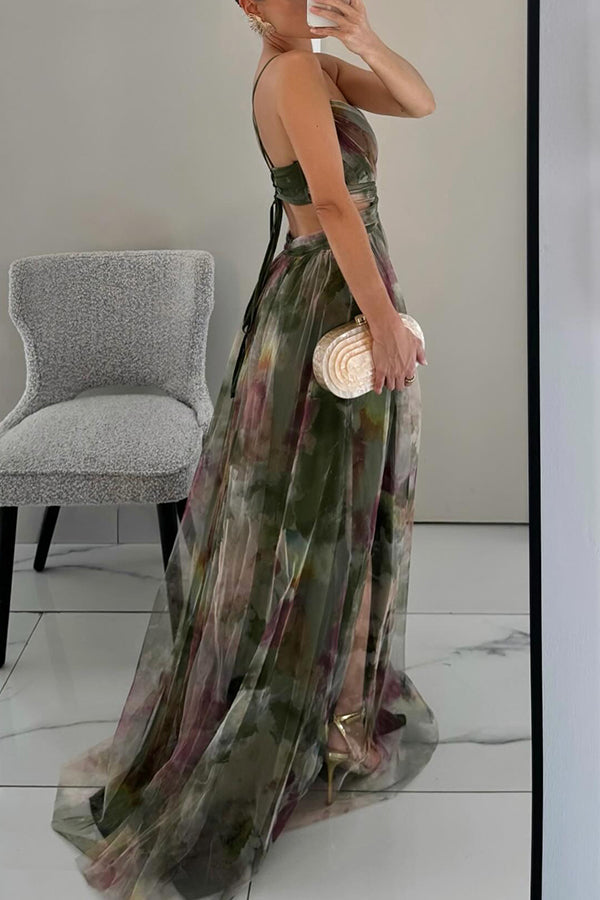 Qyn - Beautiful Maxi Dress with Floral Print