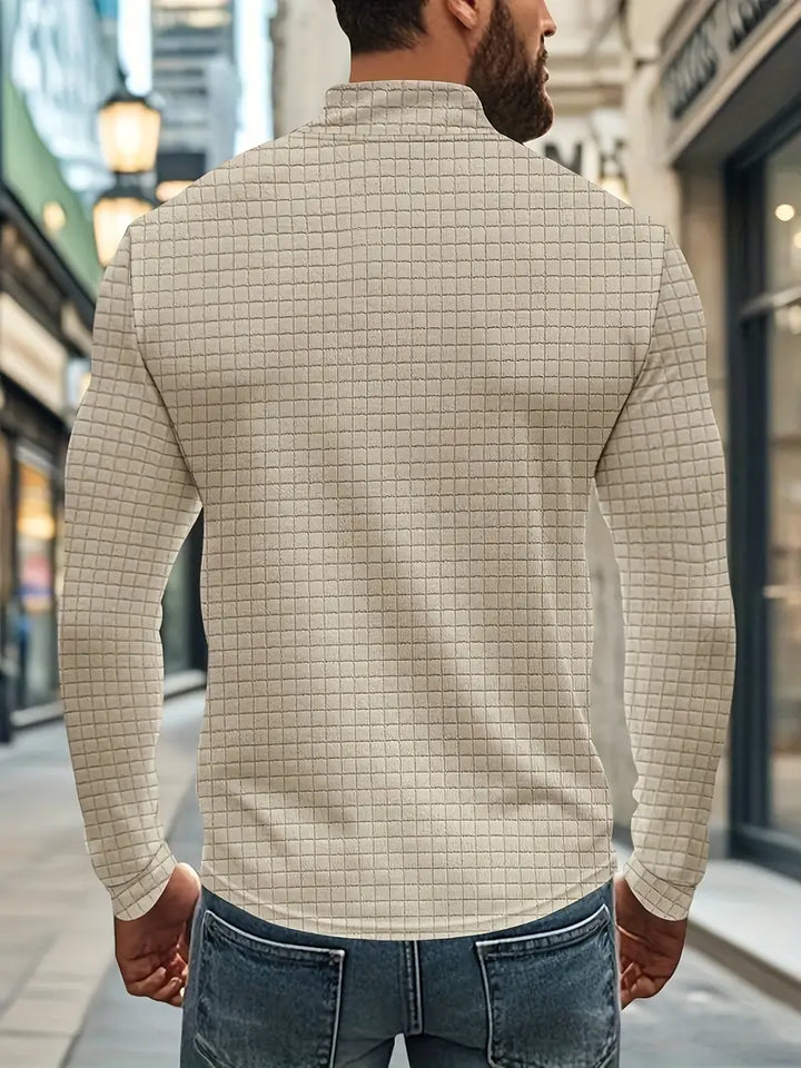 Jarryd - Long Sleeve Sweatshirt With Half Zipper