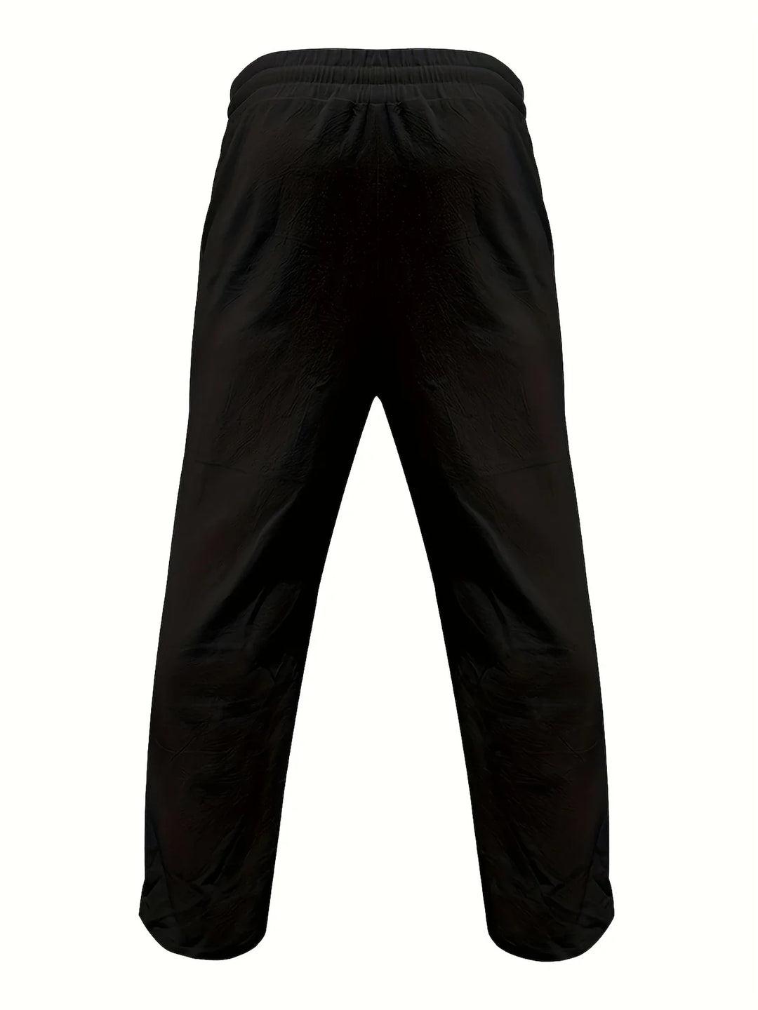 Beslan - Elegant Straight Leg Pants With Golden Buttons