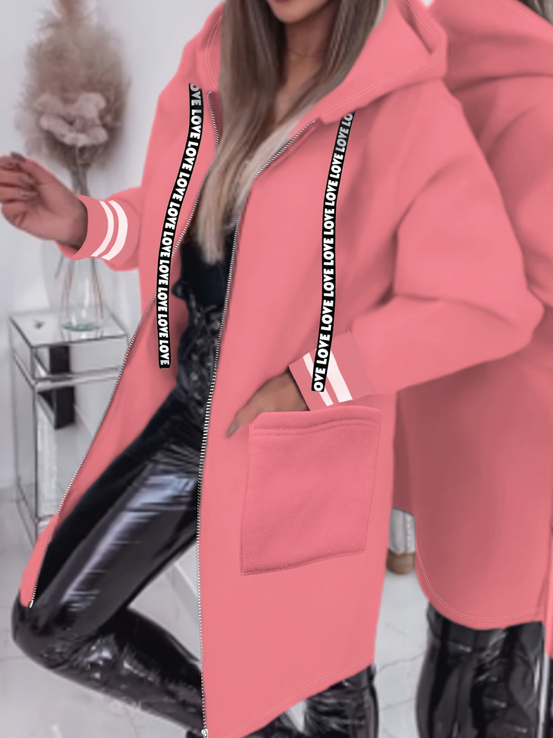 Nicola - Long Sleeve Jacket With Side Pockets