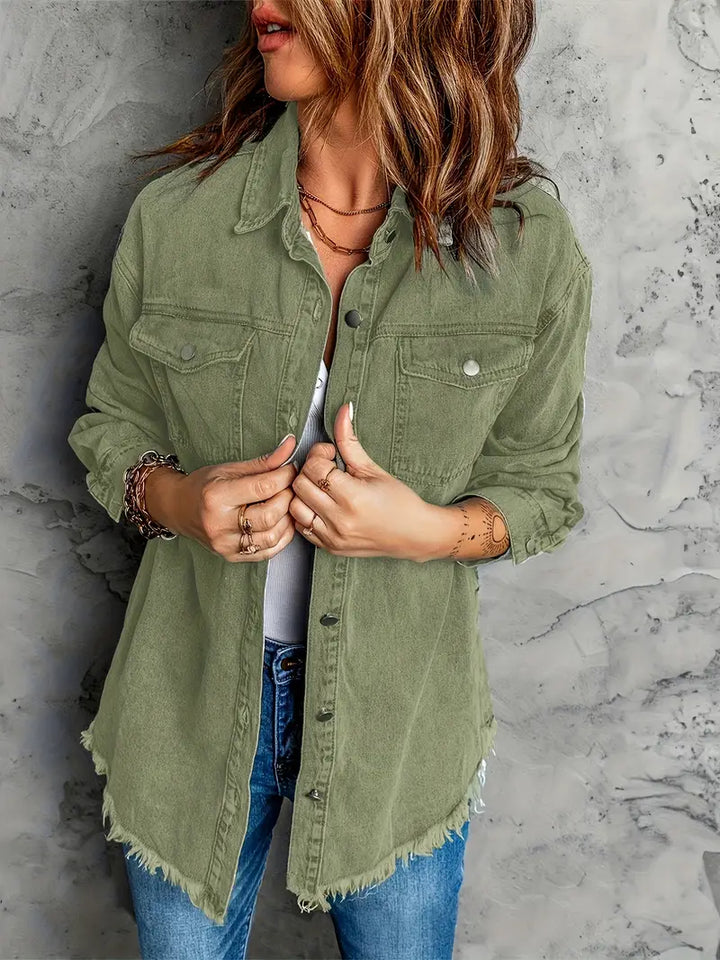 Malika - Long Sleeve Denim Jacket