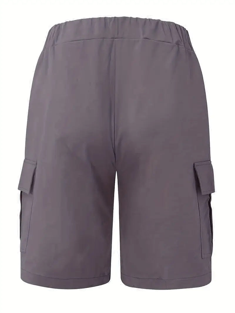 Jelte - Casual Non Stretch Drawstring Cargo Shorts