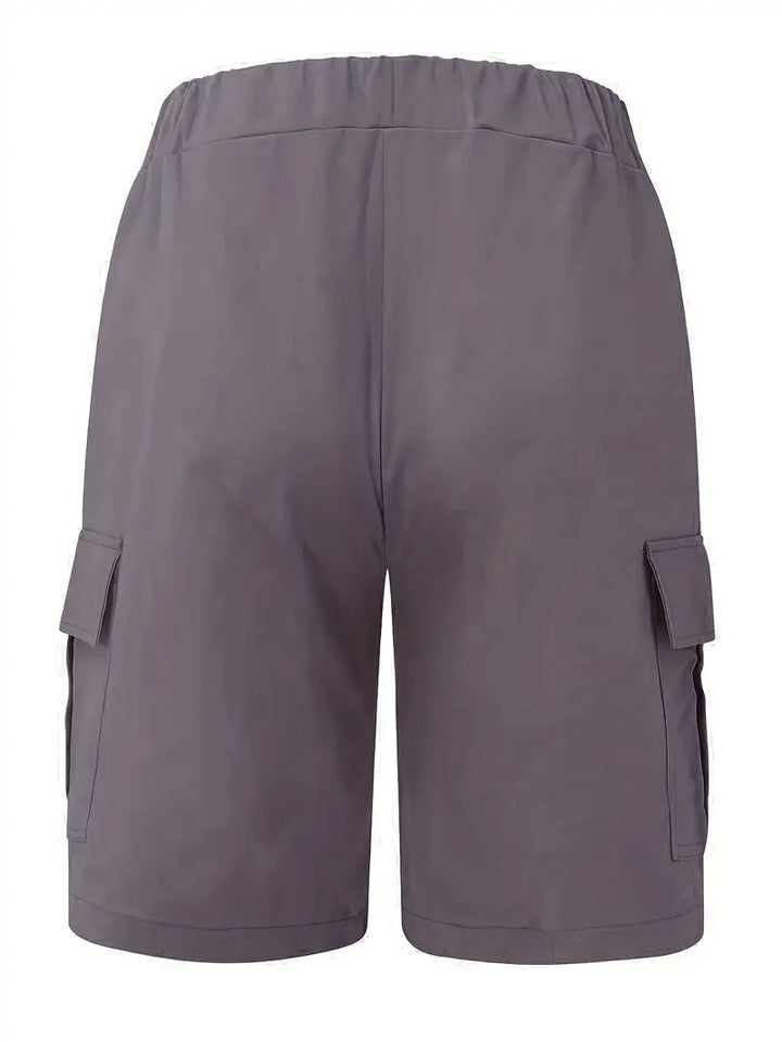 Jelte - Casual Non Stretch Drawstring Cargo Shorts