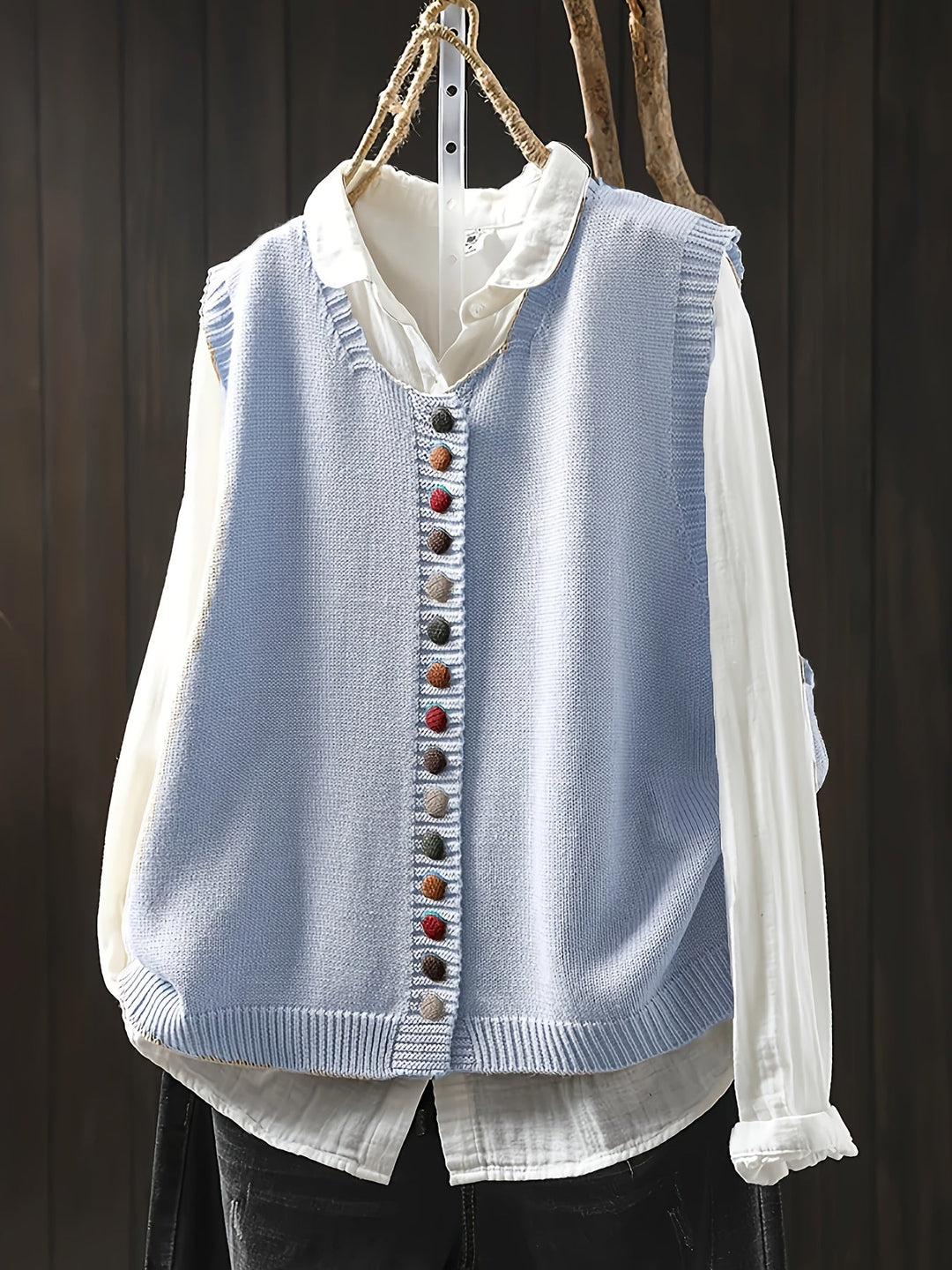 Toriana -  SleeveLess Knitted Vest