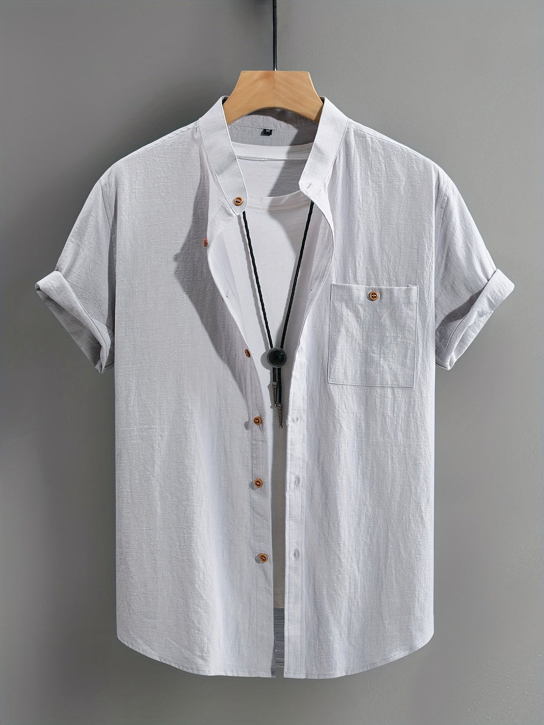 Tejada - Casual Cotton Shirt With Pocket