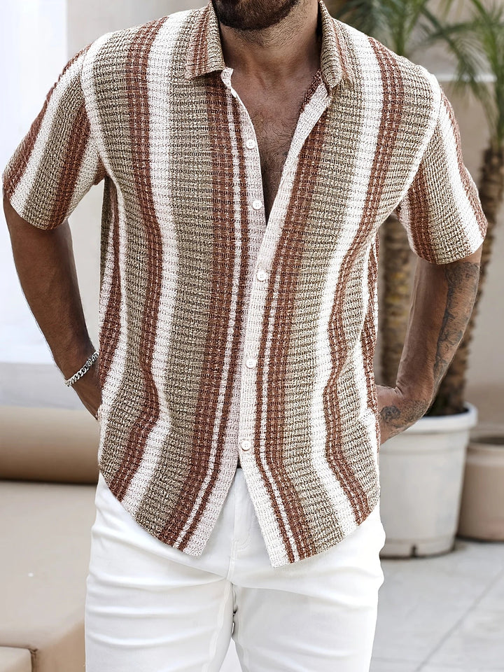 Avram - Casual Striped Shirt With Buttons