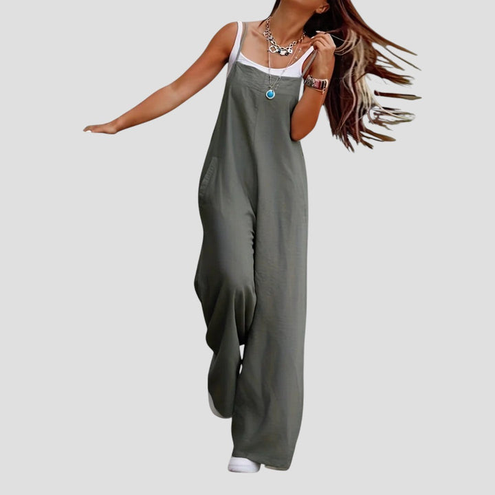 Lawanda - Sleeveless Loose Overalls