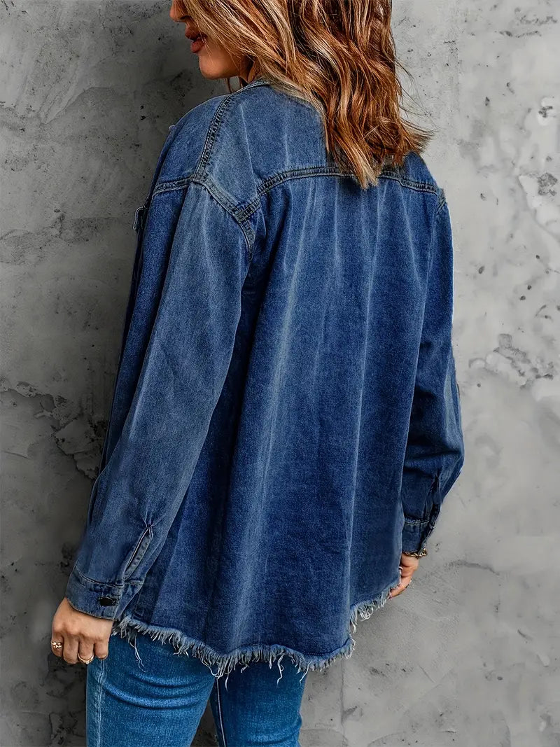 Malika - Long Sleeve Denim Jacket