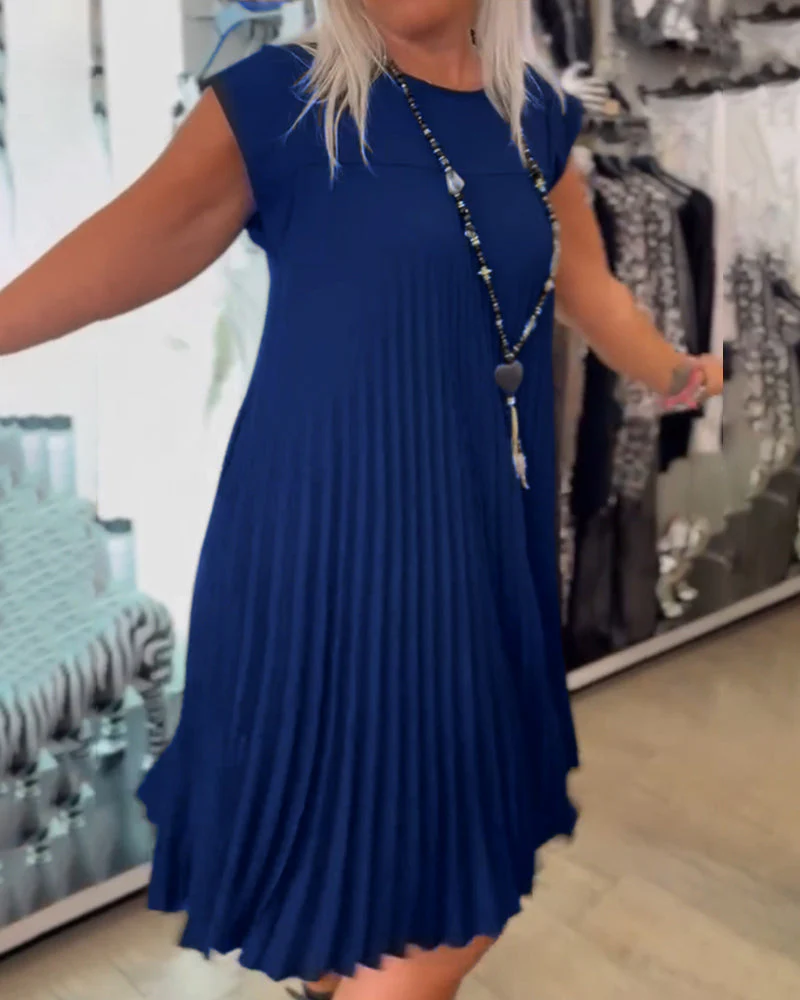 Shihua - Trendy Pleated Dress