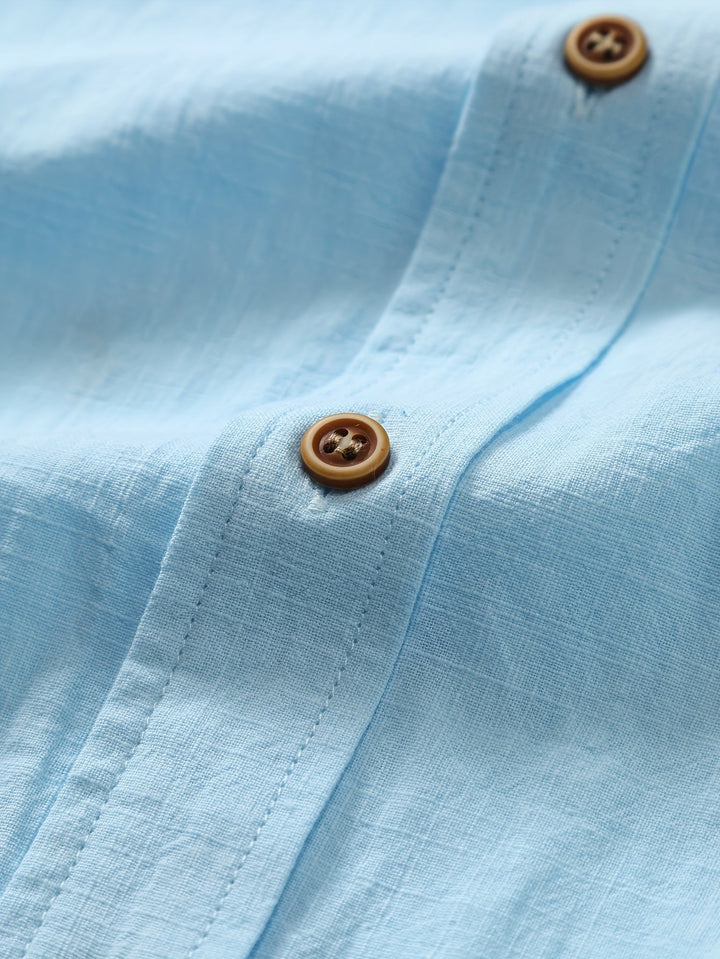 Tejada - Casual Cotton Shirt With Pocket