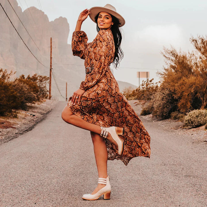 Steffie – Wooden High Heels