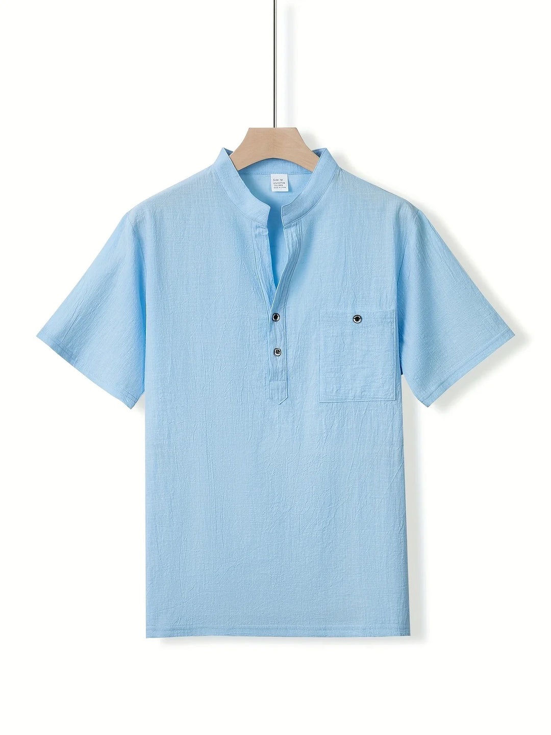 Markos - Casual Short Sleeve Shirt With Button