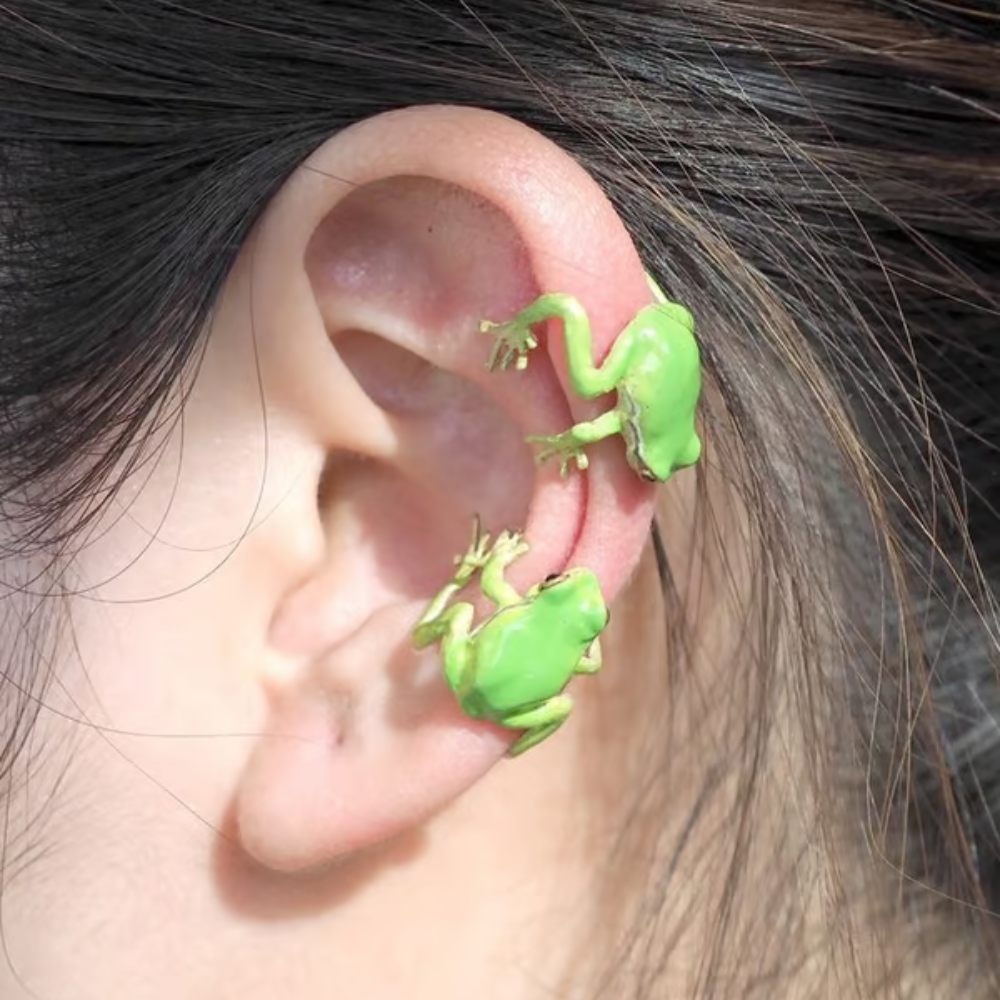 Ethel - Tree Frog Jewelry Set