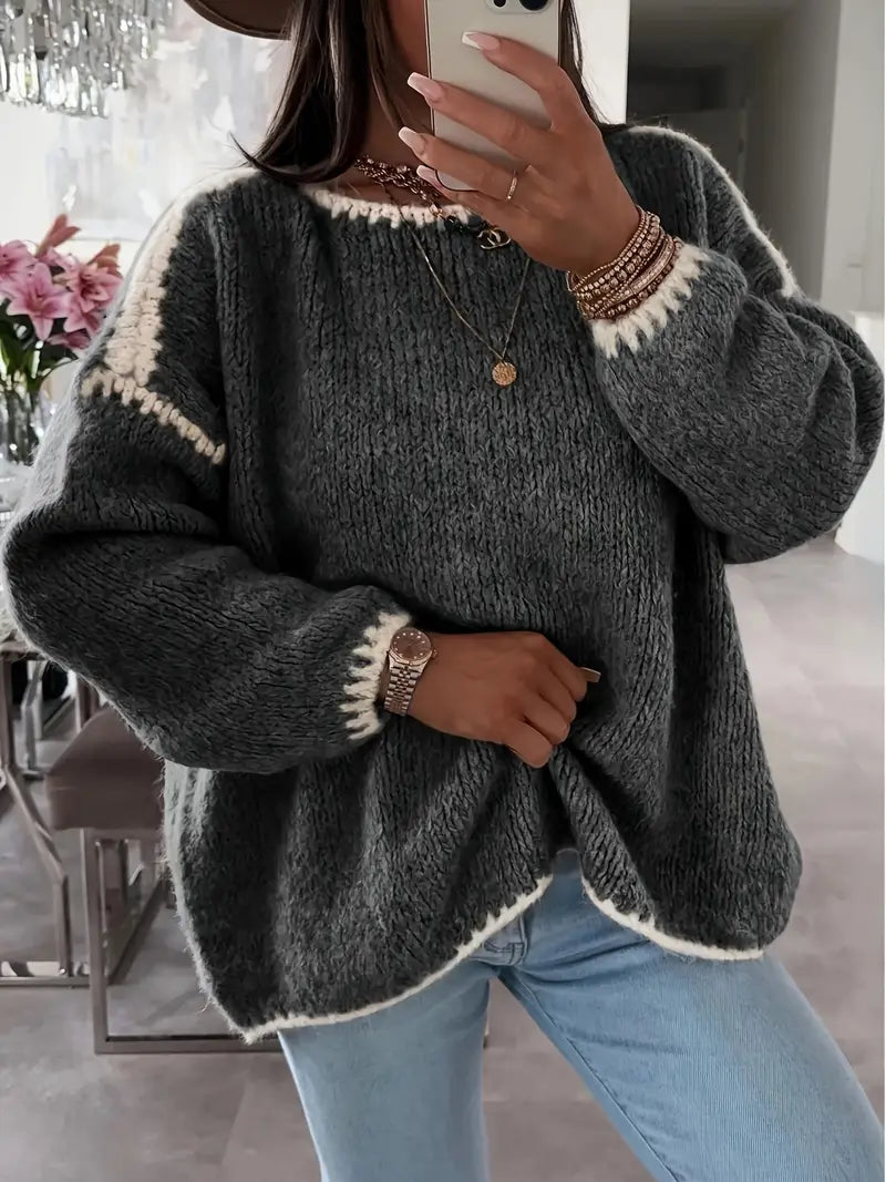 Usalda - Long Sleeve Knitted Sweater