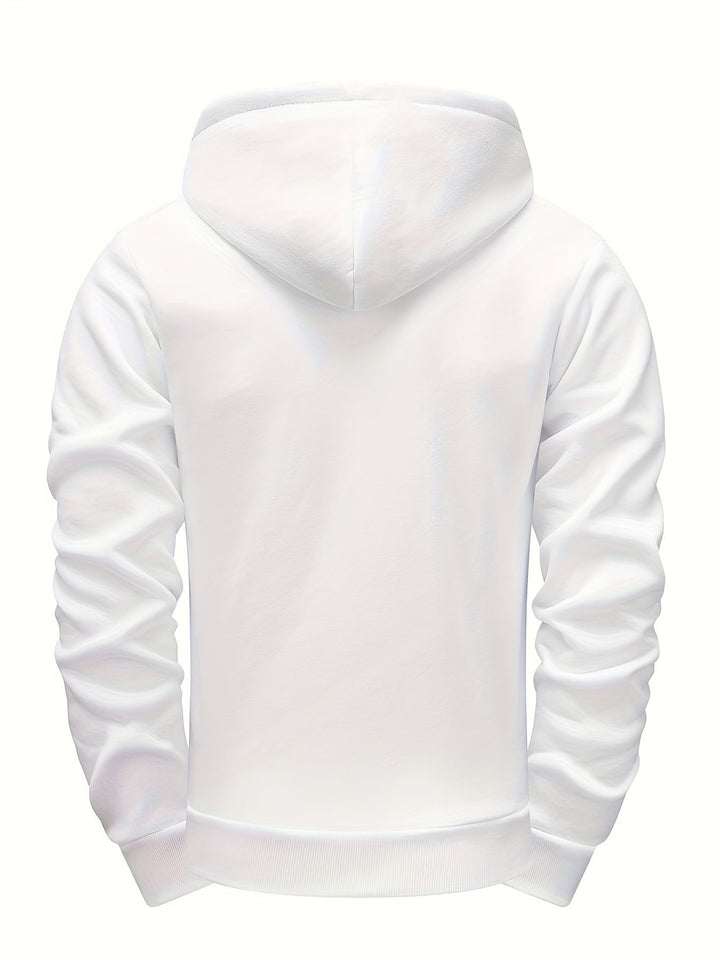 Hendro - Casual Long Sleeve Zipper Hoodie