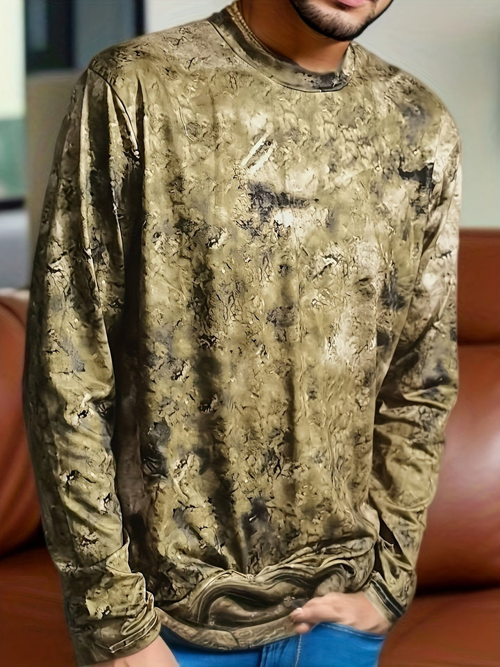 Calvin - Long Sleeve T-Shirt With Blocks Pattern