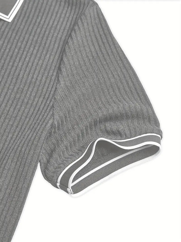 Orestis - Elegant Short Sleeve Polo Shirt