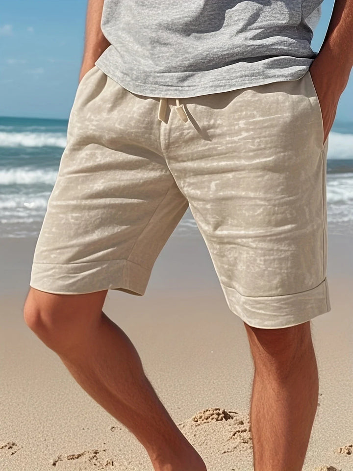 Callan - Casual Linen Shorts With Pocket