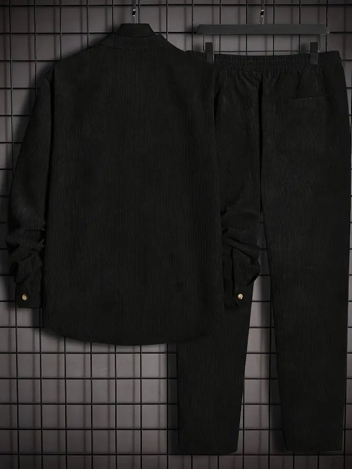 Podolak - Autumn And Winter Long Sleeved Shirt With Loose Trousers