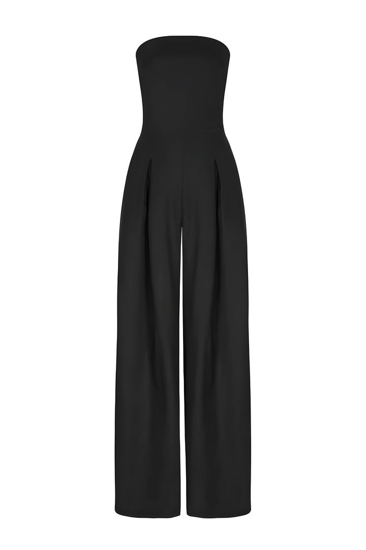 Meredith – Elegant Strapless Jumpsuit