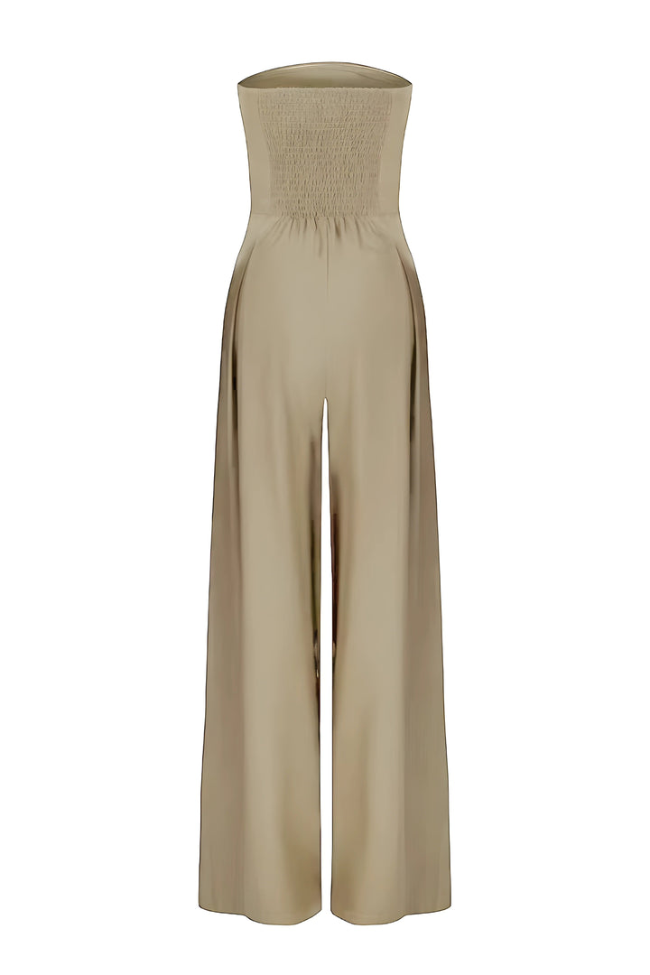 Meredith – Elegant Strapless Jumpsuit