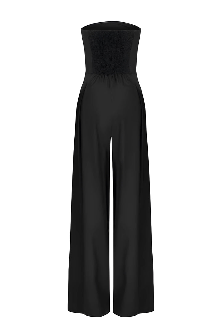 Meredith – Elegant Strapless Jumpsuit