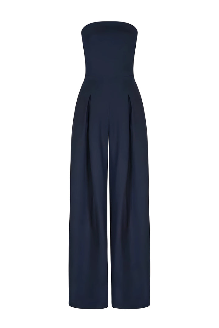 Meredith – Elegant Strapless Jumpsuit