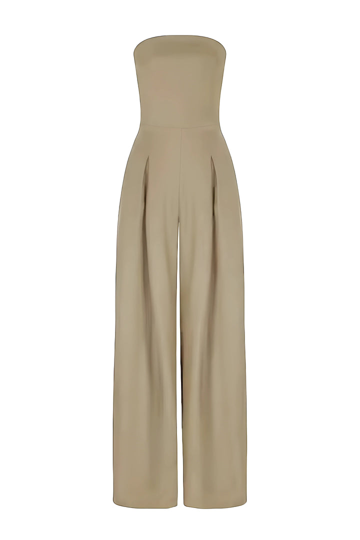 Meredith – Elegant Strapless Jumpsuit