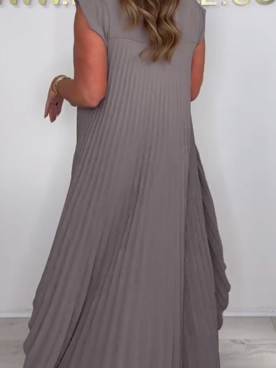 Blithe – Pleated Midi Top And Wide Leg Trousers