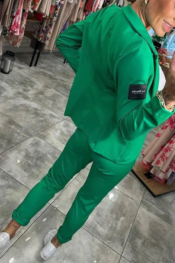 Kseniya - Elegant Blazer And Trousers Set