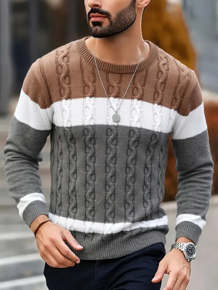 Watkins - Casual Long Sleeve Knitted Sweater