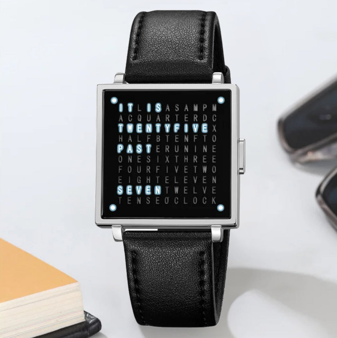 WordTime - Matrix Digital Display Watch