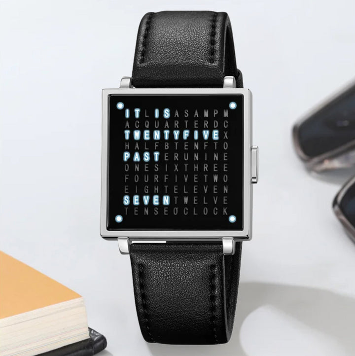 WordTime - Matrix Digital Display Watch