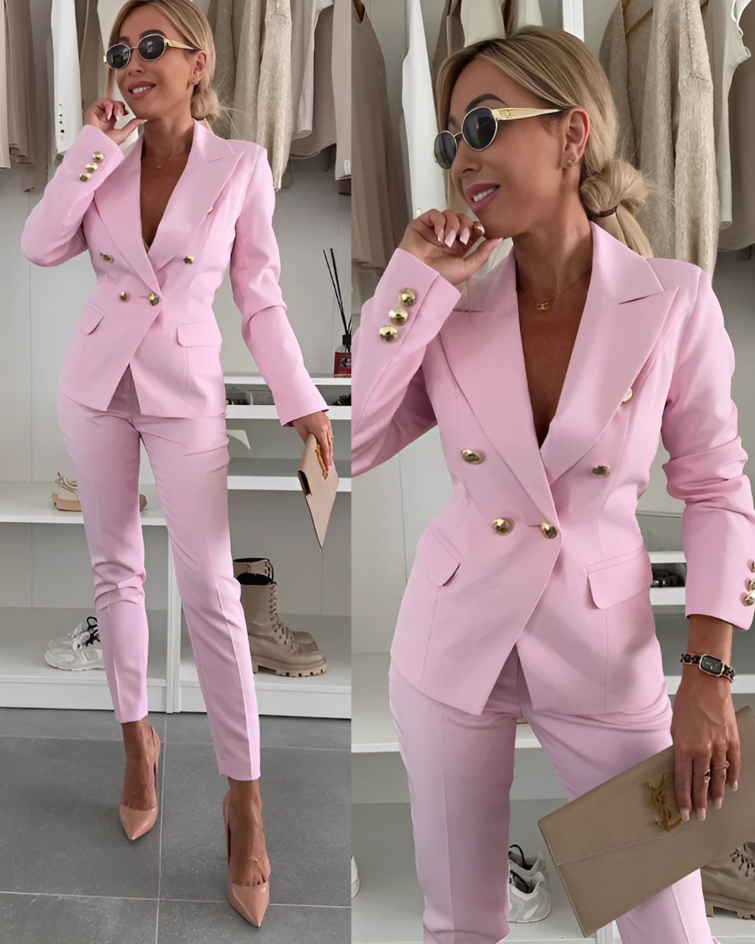 Inna - Sophisticated Double Breasted Suit