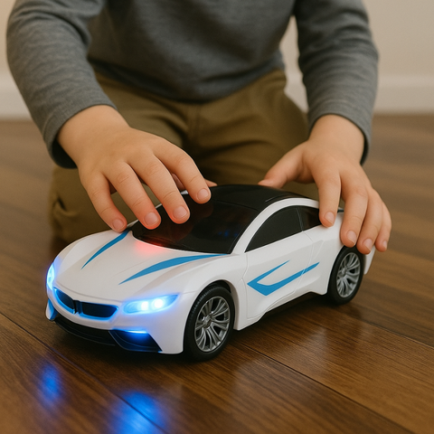 RoboRacer - 2-in-1 Car To Robot Transformer Toy