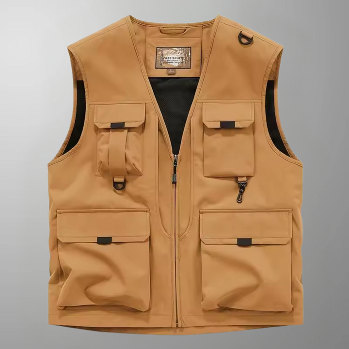 Mose - Breathable Multi Pocket Cargo Vest