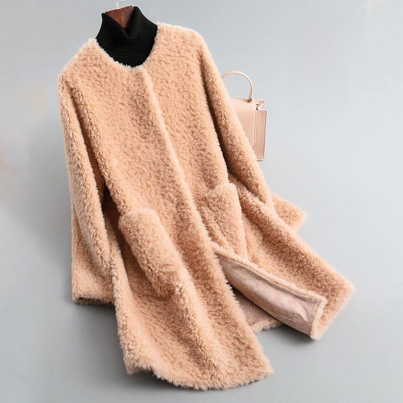 Minette - Elegant Faux Fur Teddy Coat