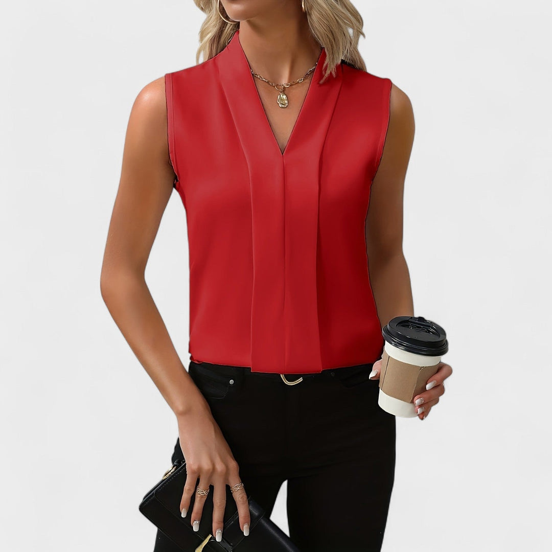 Nekane - Elegant Sleeveless Blouse