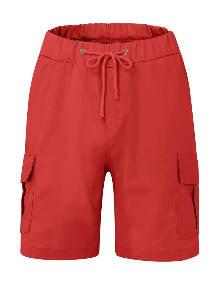Jelte - Casual Non Stretch Drawstring Cargo Shorts