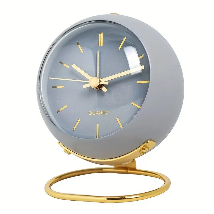 NordAura - Silent Nordic-Inspired Desk Clock For Home Decor