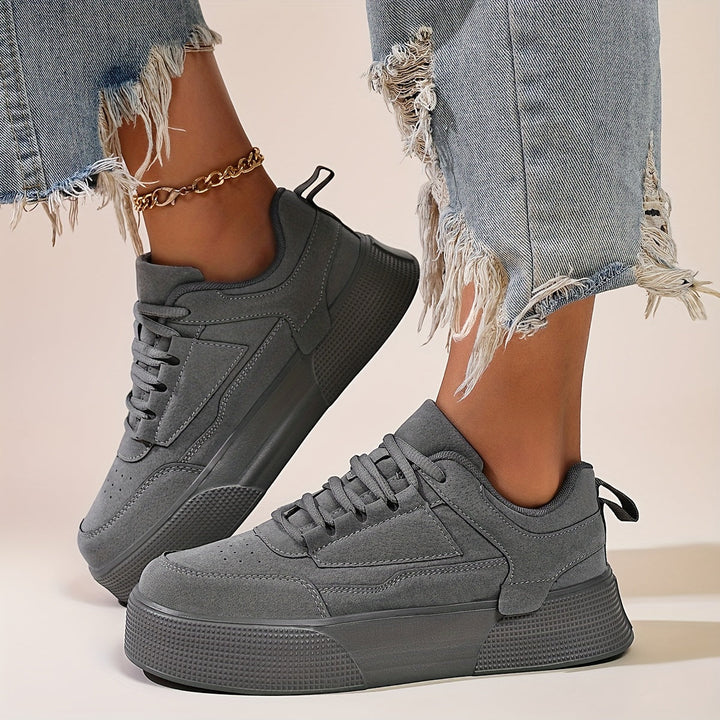 Namira - Lace Up Sneakers With Round Toe