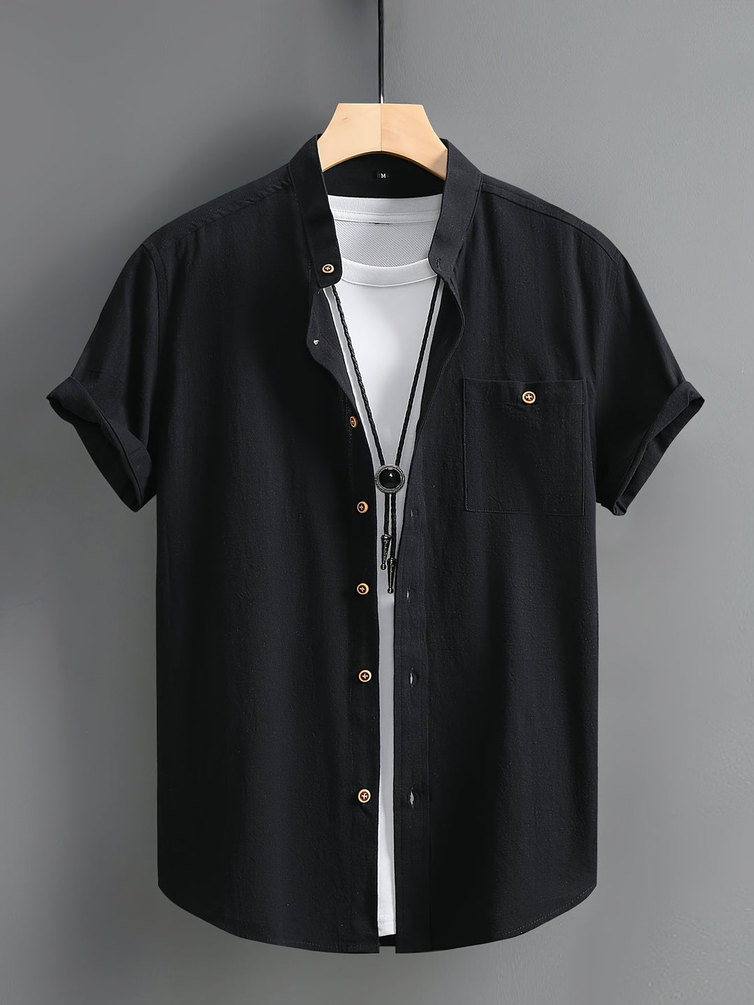 Tejada - Casual Cotton Shirt With Pocket